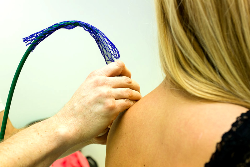 Laserterapia per trattamento spalla